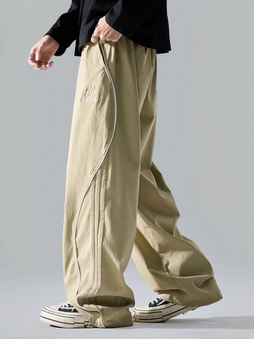 ArcFlow Curve-Piping Baggy Utility Pants