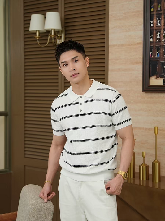Linen Frostline Strata Polo