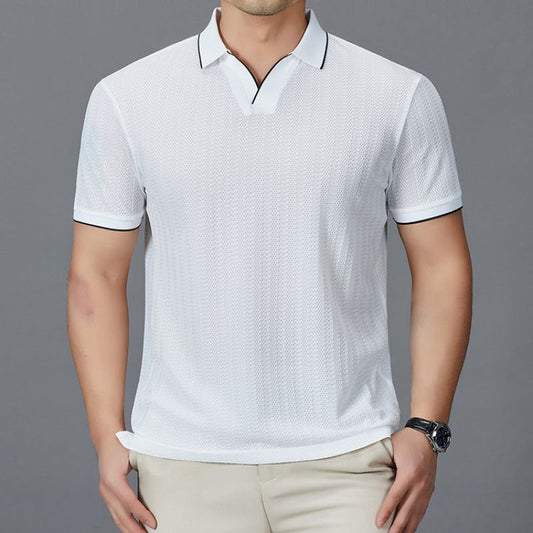 AeroWeave Textured Polo T-Shirt