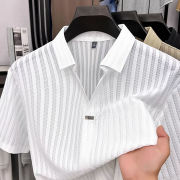 Premium Imported Stitchless Textured Polo T-Shirt