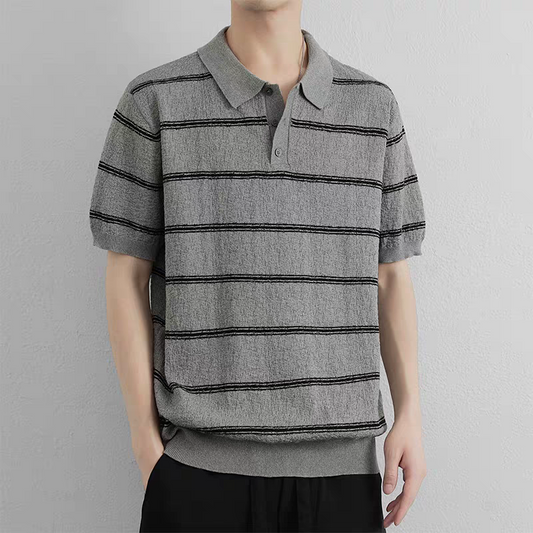 Stoneveil Linen Strata Polo